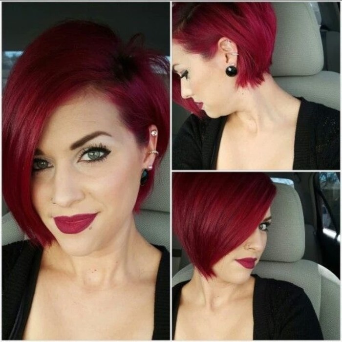 Red hair haircuts