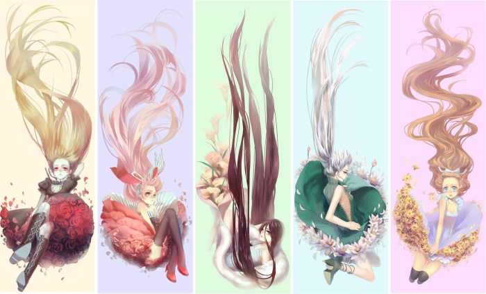 Developing hair reference