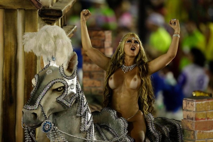 Brazilian carnival with big tits