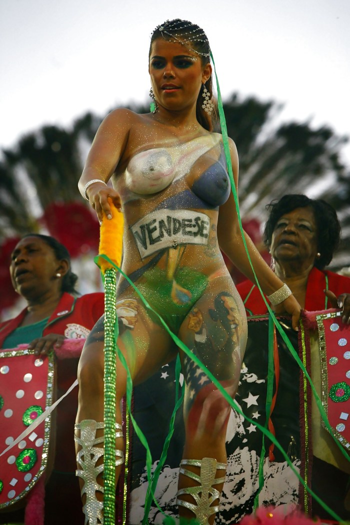 Carnival in Rio de Janeiro naked