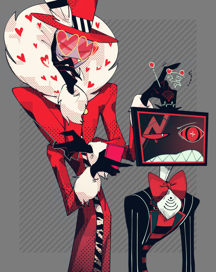 Valentino Hotel Hazbin Art
