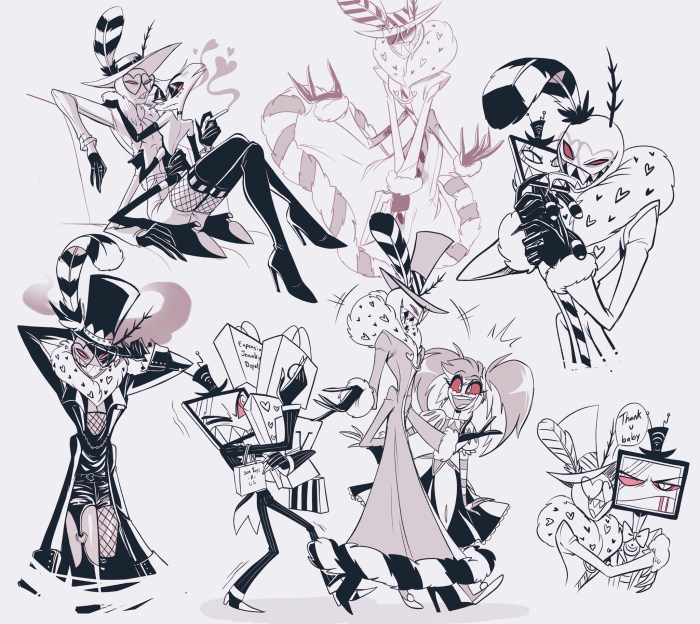 Hotel Hazbin Lucifer and Voks