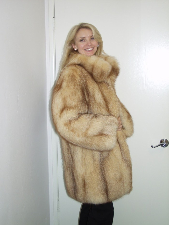 Girls in fur boots