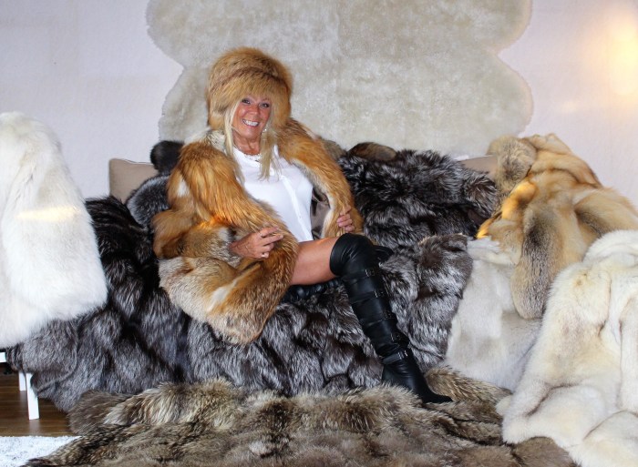 A giant fur coat