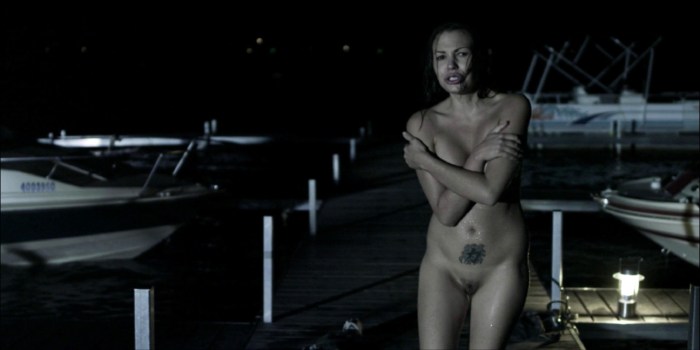 Naked actress Margot Robbie