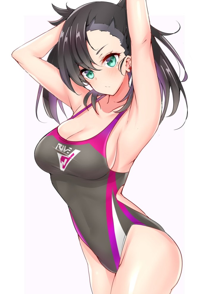 Anime Big butt Swimming