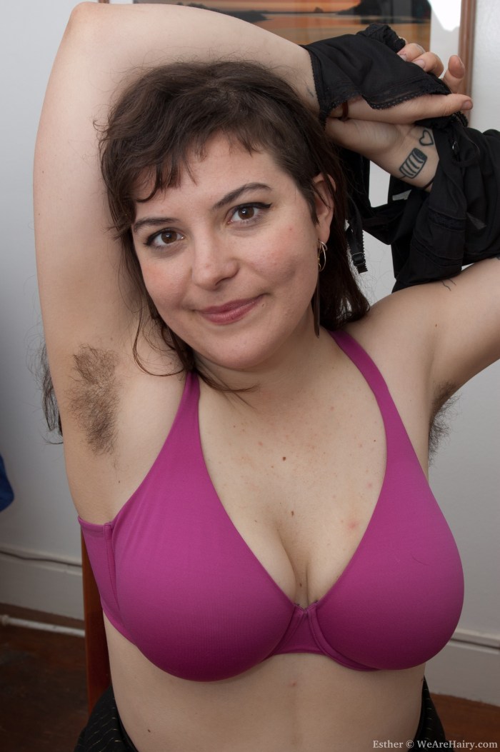 Elderly woman in a swimsuit