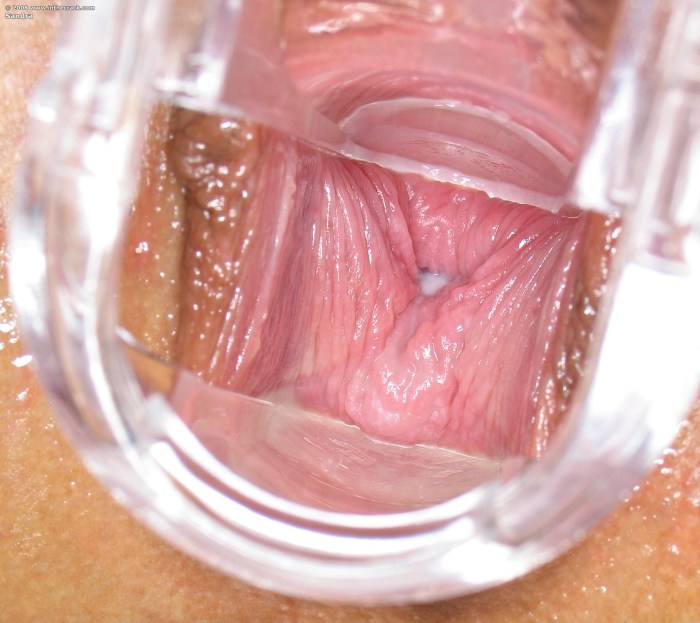 Shooting inside the vagina