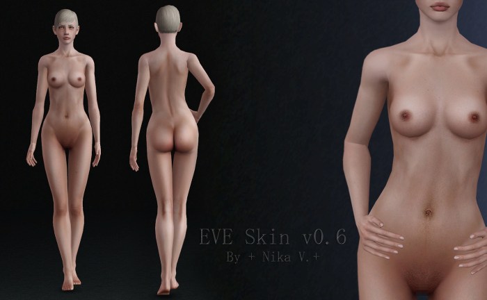 Sims 4 Naked Women's Body