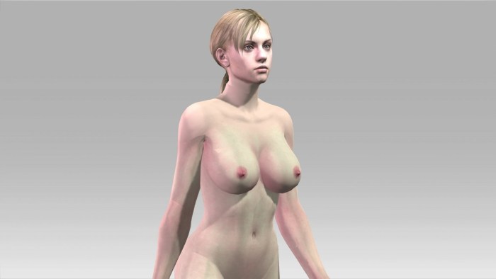 Girls with different sizes of the chest nude