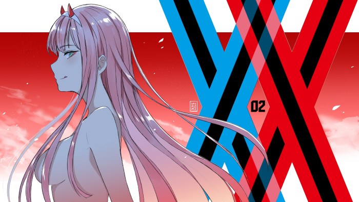 Anime dear in Franks Hiro and 02