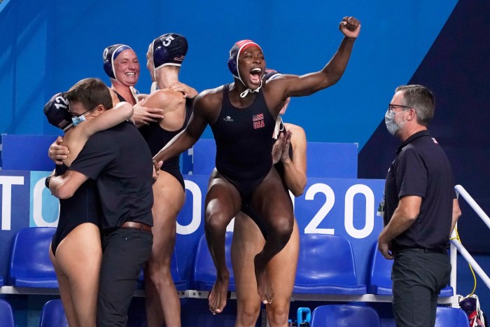 Youth team in water polo