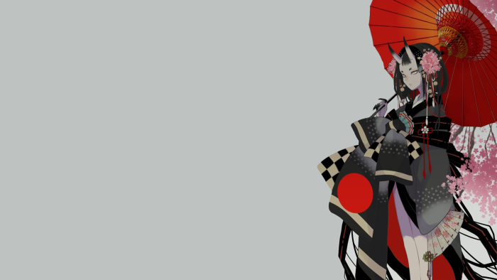 Wallpaper of the girl's anime