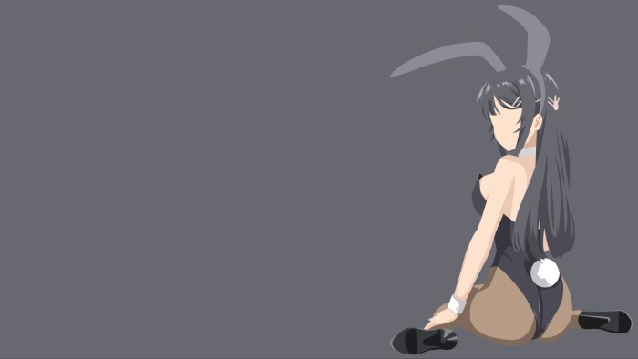 Anime girl on a swing