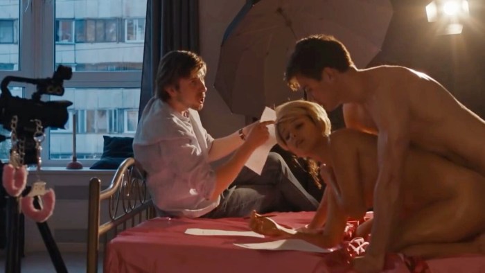 Lyubov Aksenova in the film deeper