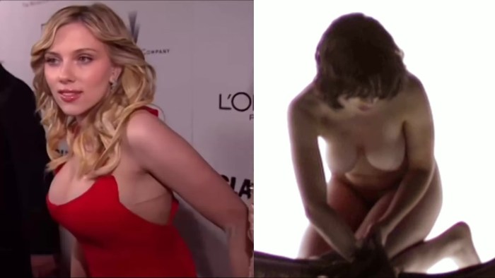 Scarlett Johansson Naked in the film