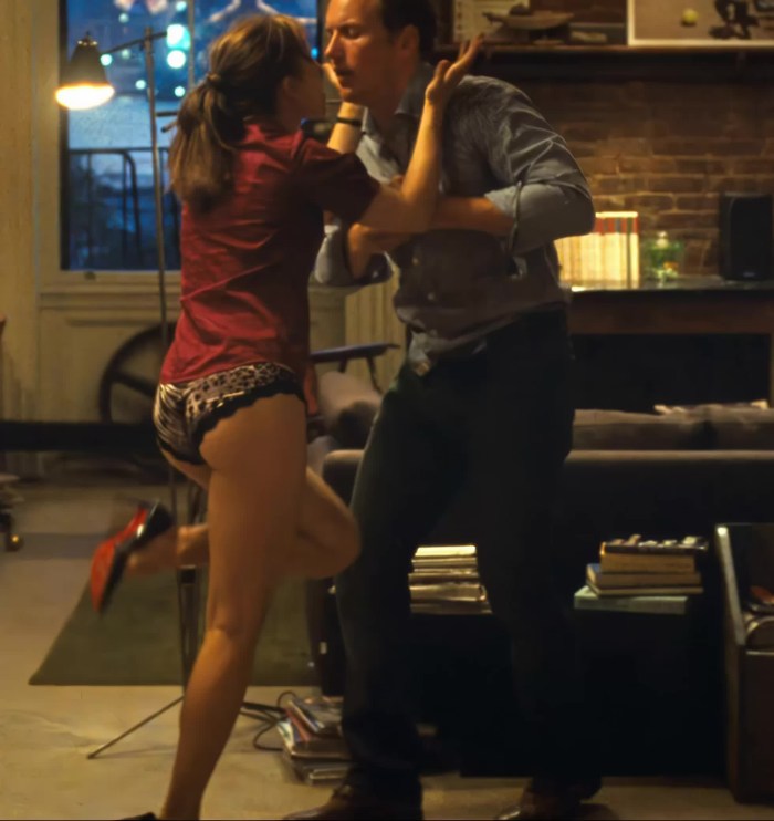 Zoe Deutsch in a mini skirt