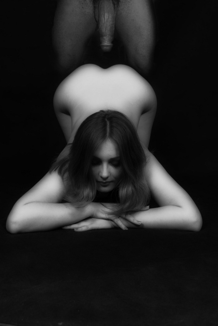 Black and white pornography