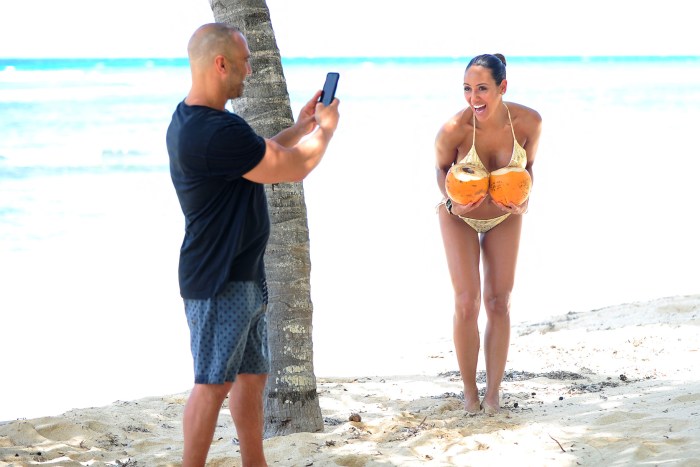 Wife QOS on the beach