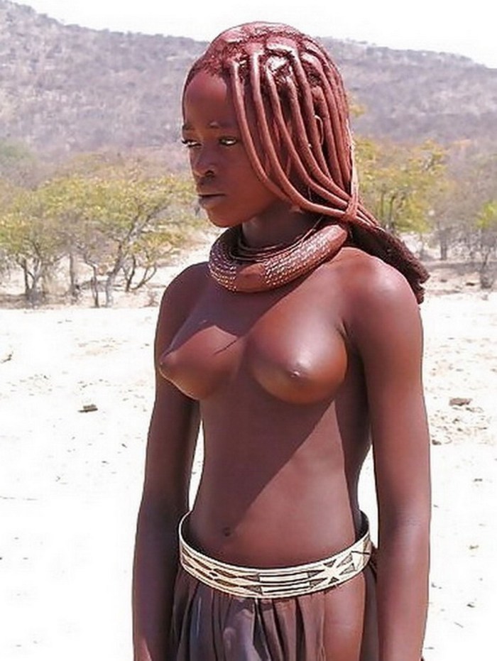 Naked women of African tribes
