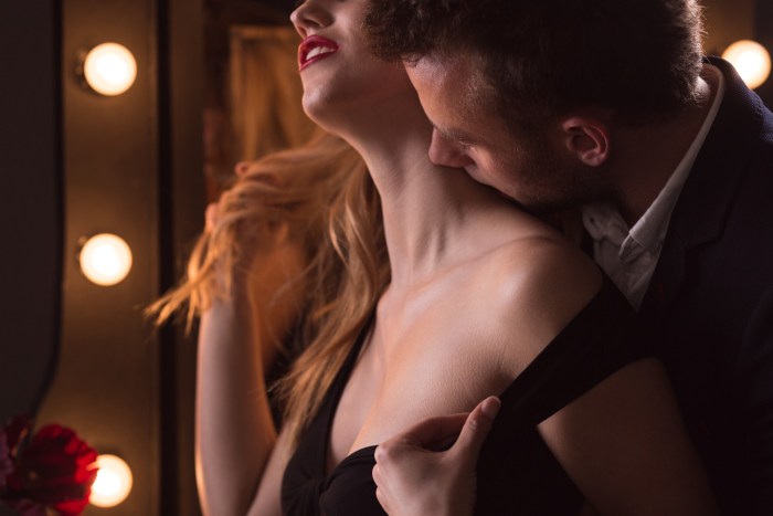 Passionate kiss GIF