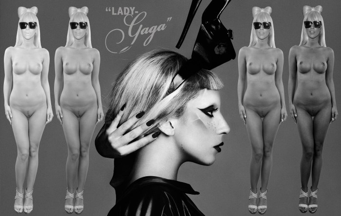 Naked lady Gaga in the movie star