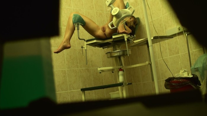 The first reception of a gynecologist camera