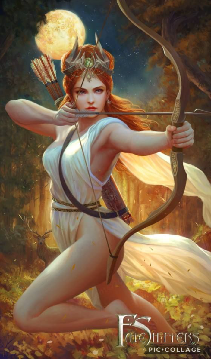 Artemida Diana goddess hunting