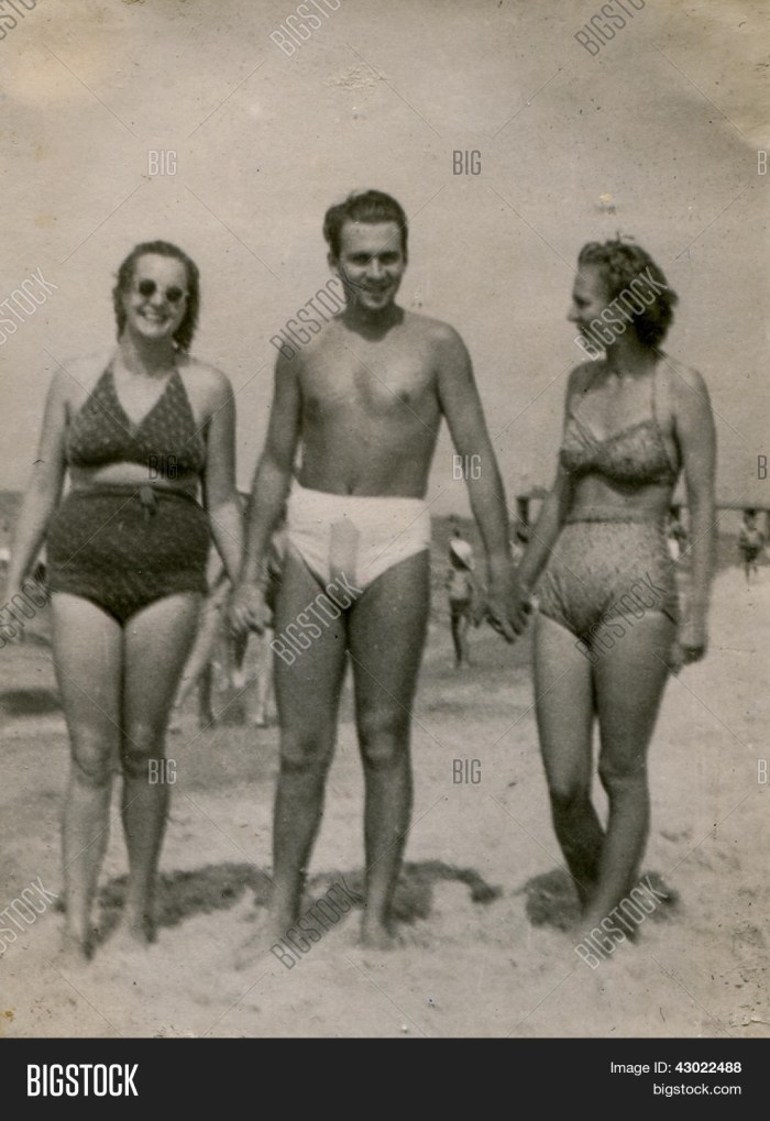 Busty grandmothers in swimsuits