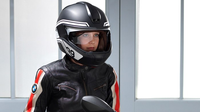 Girl on a motorcycle