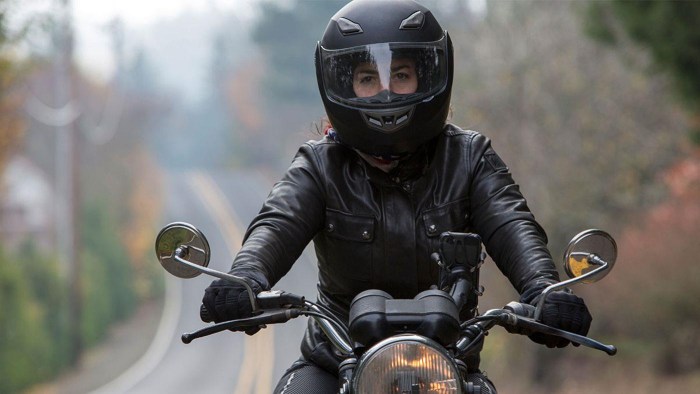Two girls on a motorcycle
