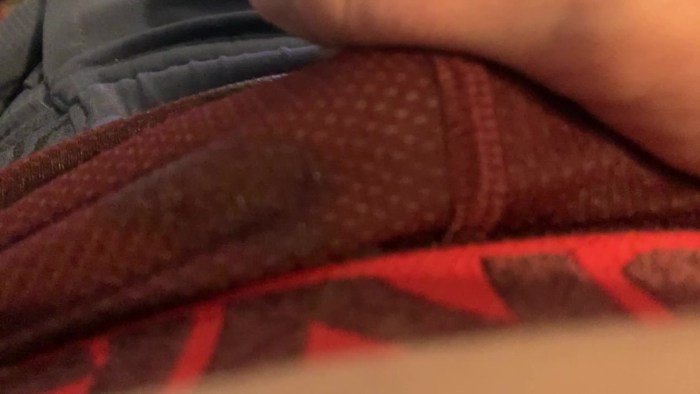 Girls in leaky panties