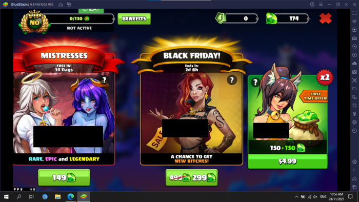 Black background error