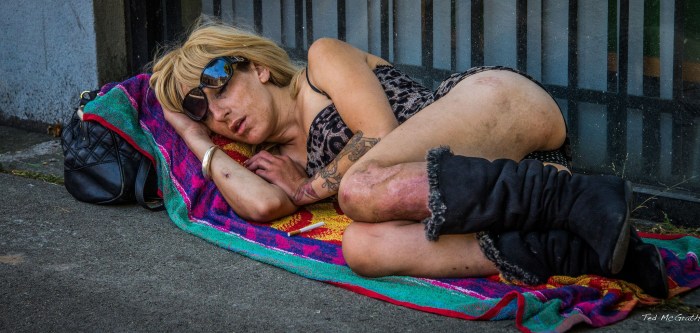 Cum on a sleeping bum