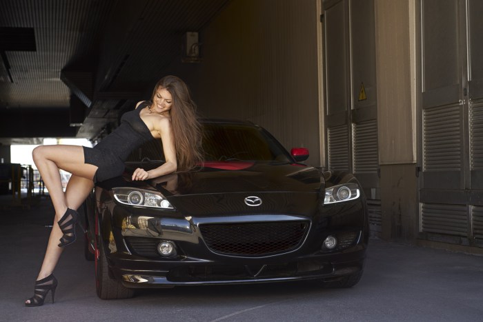 Girls and cars