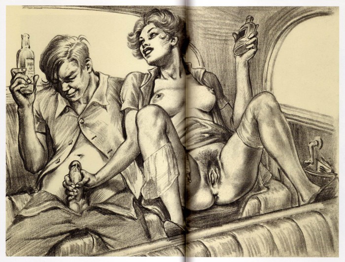 Erotic drawings from Rupert Everton