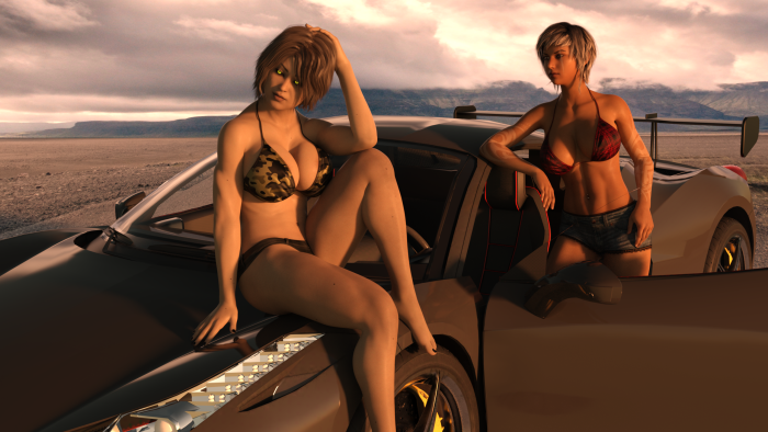 Beautiful collage and big about Leah Stefi
