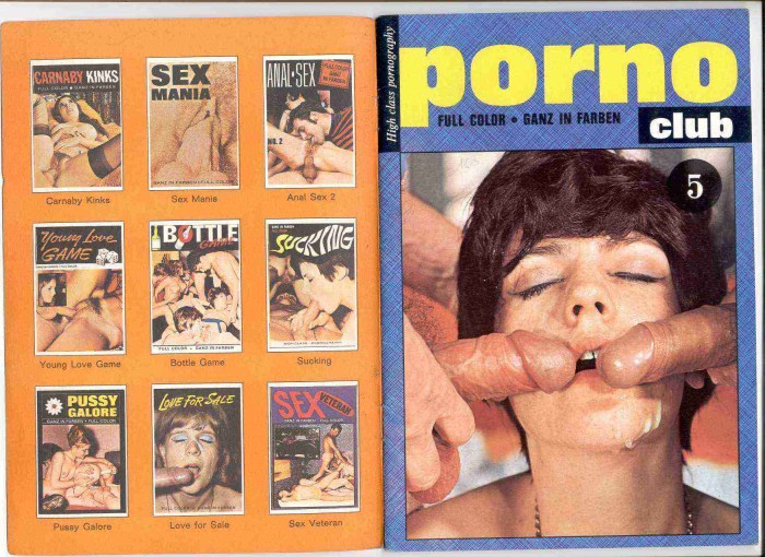 Sexs porn magazine cover