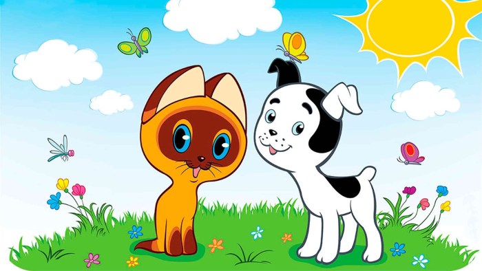Kitten named Gav cartoon