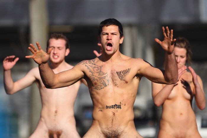 Naked men New Zealand