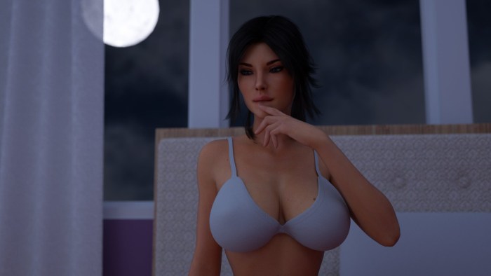 Girl in the city of the future