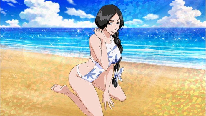 Unkhan Retsu in a swimsuit