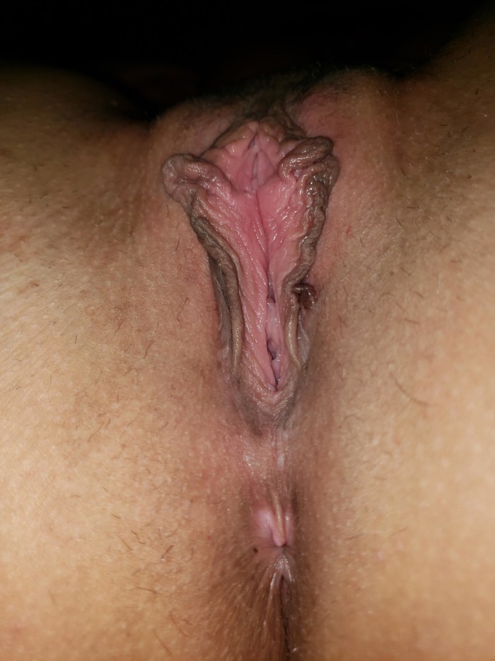 Wife's vagina after a black man
