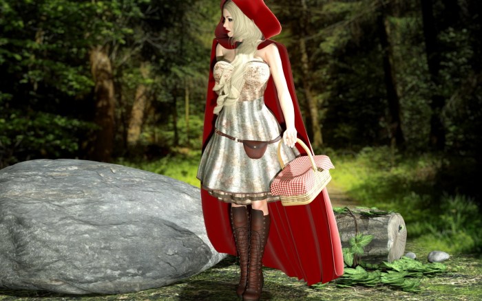 Red hat costume adult