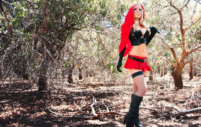 Red cap cosplay