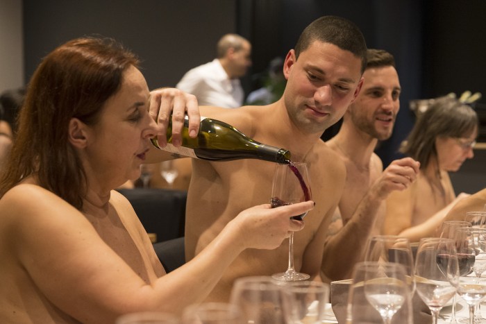 Nudist restaurant
