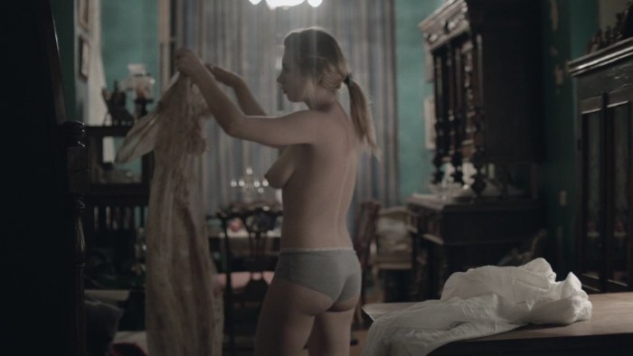 Anna Tsukanova-Kott naked in the film