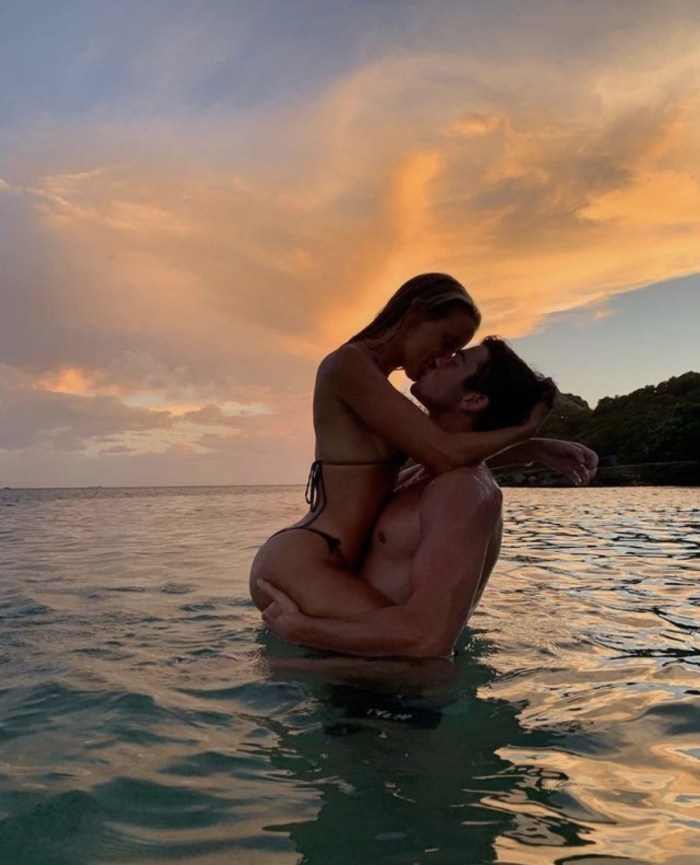 Beautiful couples on the beach