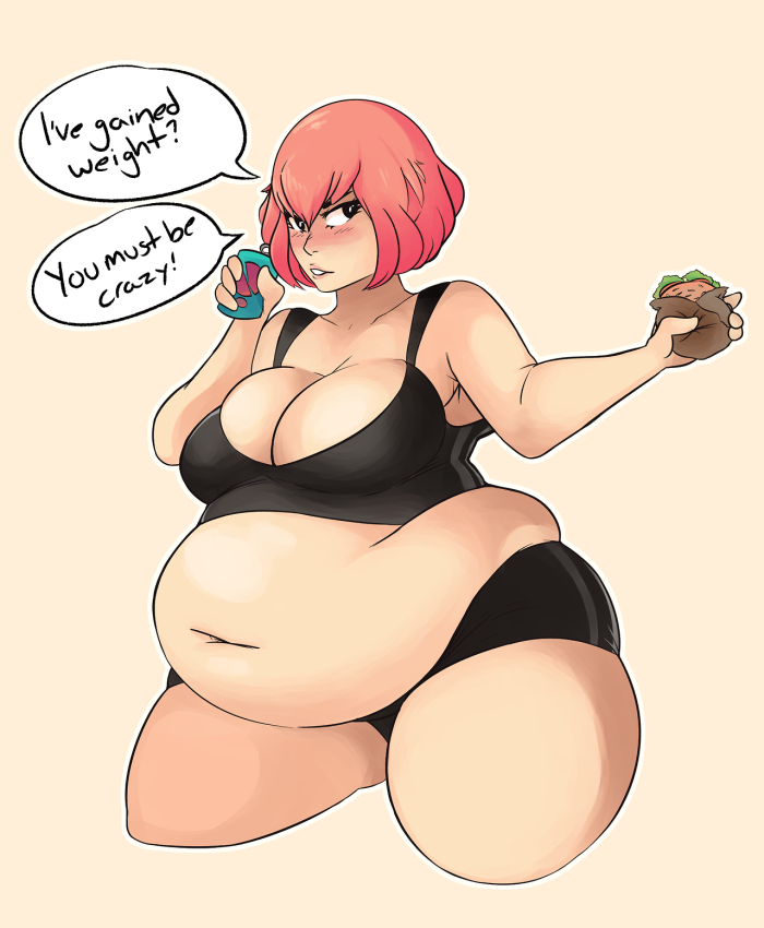 Big breasts of a small