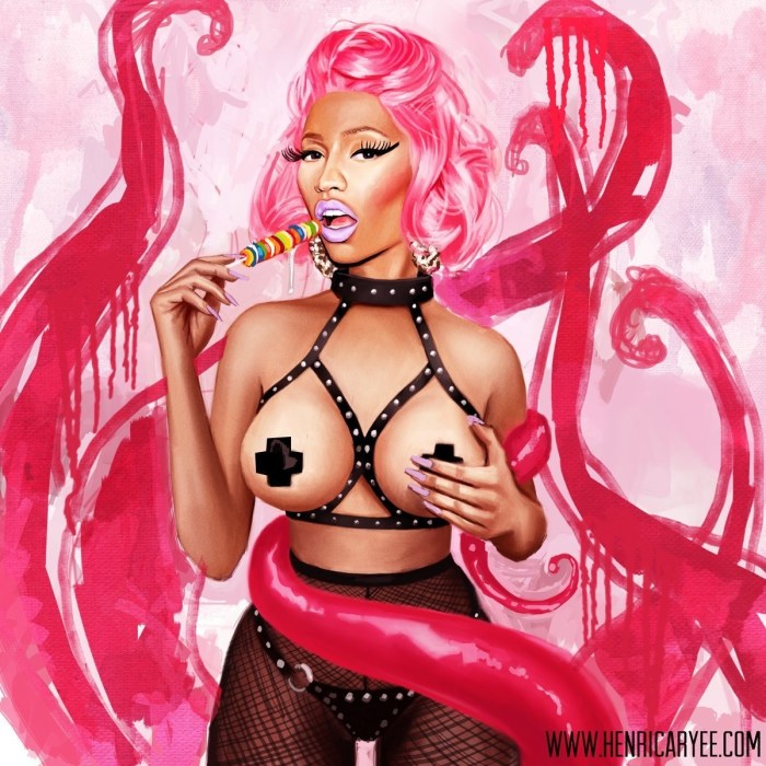 Naked pussy Niki Minaj